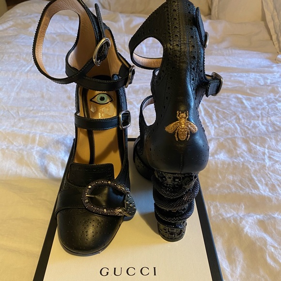 Gucci Shoes - COPY - Gucci 2017 Queercore Brogue Pumps Size 8.5